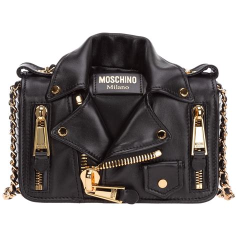 moschino biker bag